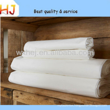 T/C 50/50 wide width woven white hotel bedding fabric